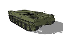 超精细汽车模型 超精细装甲车 坦克 火炮汽车模型 (8)